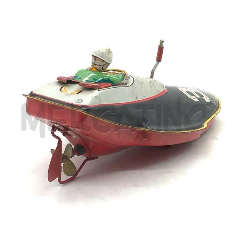 MODELLINO IN LATTA SPEEDBOAT MARUSAN FRIZIONATO MADE IN JAPAN FUNZIONANTE MOTORE MANCANTE  | Mercatino dell'Usato Moncalieri bengasi 3