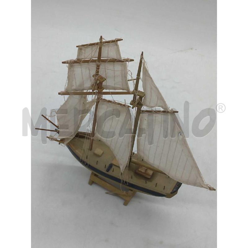 MODELLINO NAVE GOLETTA ARTIGIANALE JACINTHE CM 22 X 19 | Mercatino dell'Usato Moncalieri bengasi 4