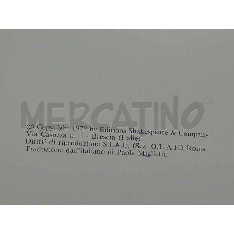 MODIGLIANI INCONNU SHAKESPEARE COMPANY 1978 LINGUA FRANCESE | Mercatino dell'Usato Moncalieri bengasi 2