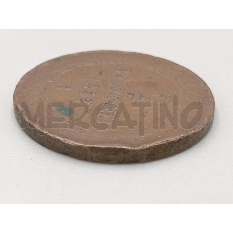 MONETA 2 BAIOCCHI 1852 R | Mercatino dell'Usato Moncalieri bengasi 4