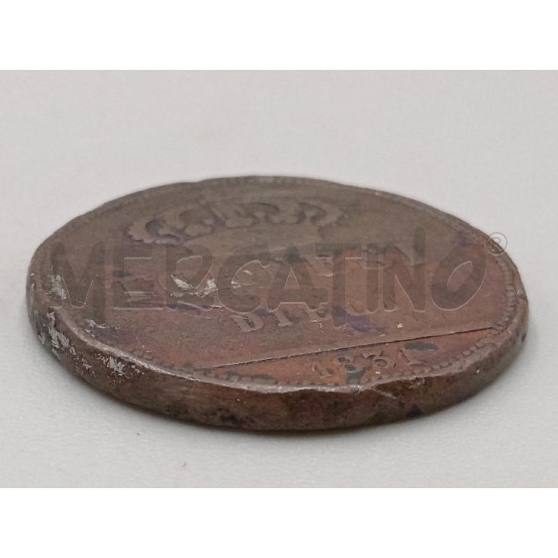 MONETA TORNESI 10 1831 | Mercatino dell'Usato Moncalieri bengasi 4