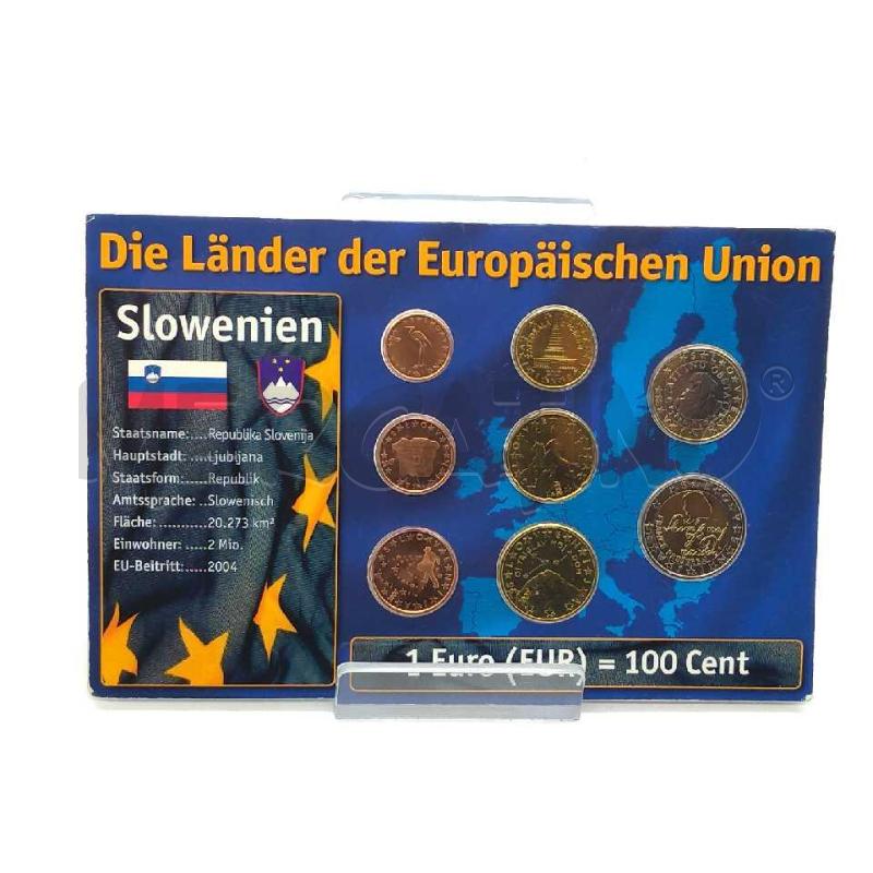 MONETE EURO SERIE SOLOVENIA 2004 SIGILLATO | Mercatino dell'Usato Moncalieri bengasi 1