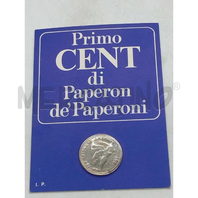 MONETE PRIMO CENTESIMO DI PAPERONE COPPIA | Mercatino dell'Usato Moncalieri bengasi 2