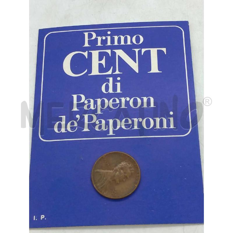 MONETE PRIMO CENTESIMO DI PAPERONE COPPIA | Mercatino dell'Usato Moncalieri bengasi 3