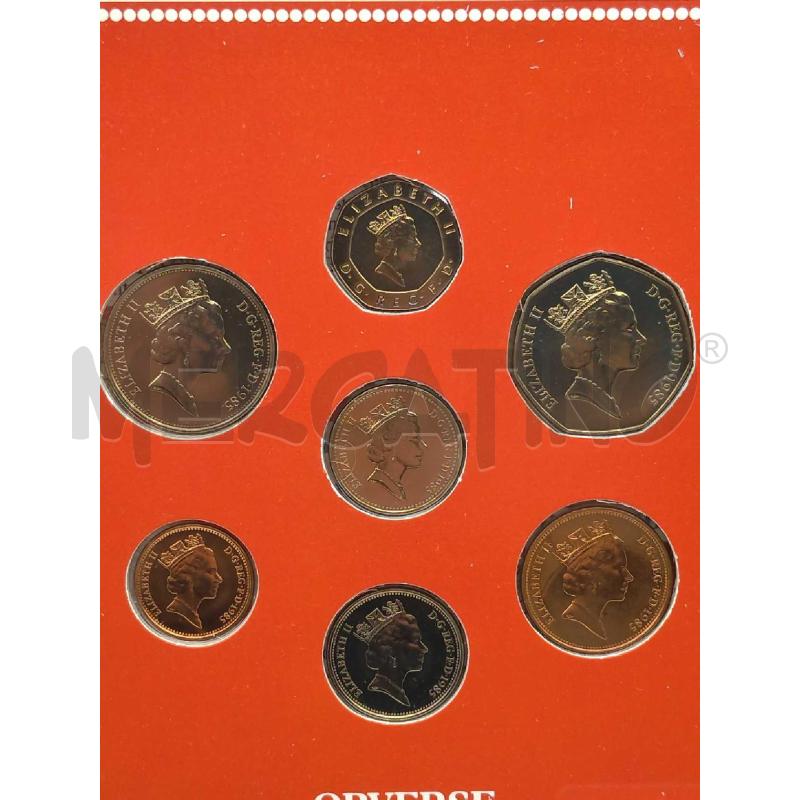 MONETE UNITED KINGDOM SERIE ROYAL MINT 1985 SIGILLATO  | Mercatino dell'Usato Moncalieri bengasi 5