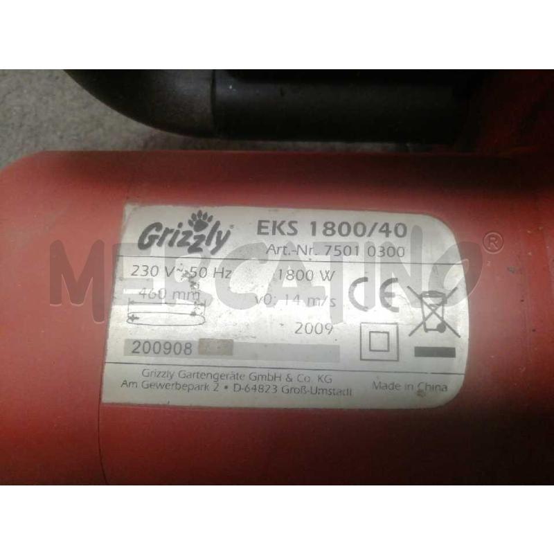 MOTOSEGA ELETTRICA GRIZZLY | Mercatino dell'Usato Moncalieri bengasi 4