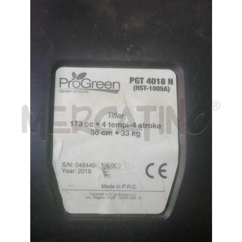MOTOZAPPA PROGREEN PGT 4018 N HST-1005A DA RIVEDERE | Mercatino dell'Usato Moncalieri bengasi 3