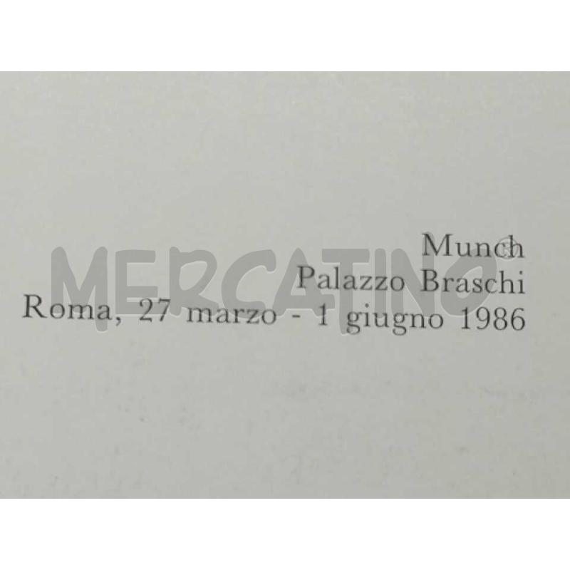 MUNCH PALAZZO BRASCHI 1986 EDIZIONI MAZZOTTA | Mercatino dell'Usato Moncalieri bengasi 2