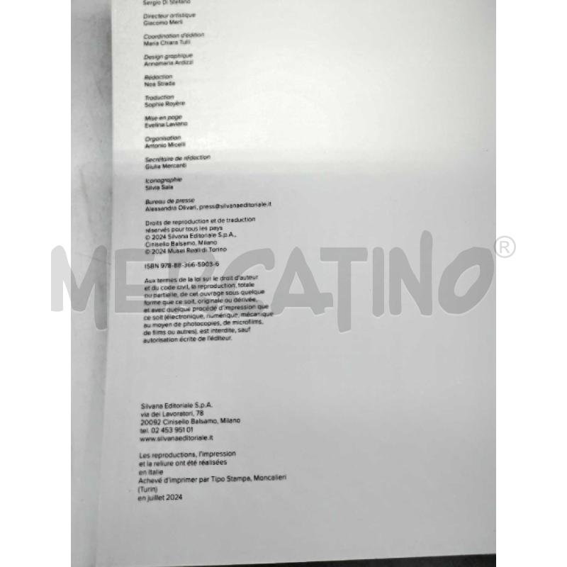 MUSEI REALI DE TURIN MRT SILVANA EDITORIALE 2024 LINGUA FRANCESE | Mercatino dell'Usato Moncalieri bengasi 5