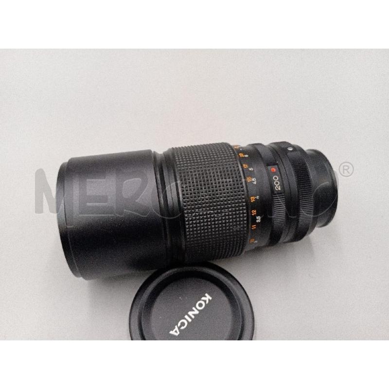 OBIETTIVO KONICA HEXANON AR 200 MM C/CUSTODIA ACC 5  | Mercatino dell'Usato Moncalieri bengasi 3