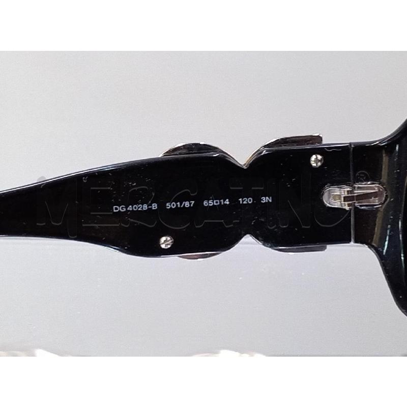 OCCHIALI DONNA D&G SOLE NERI LOGO LATERALE DG4028 | Mercatino dell'Usato Moncalieri bengasi 4