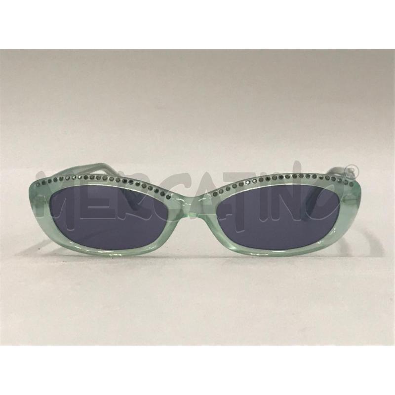 OCCHIALI DONNA SOLE FURLA VERDI CON CRISTALLI VINTAGE  | Mercatino dell'Usato Moncalieri bengasi 1