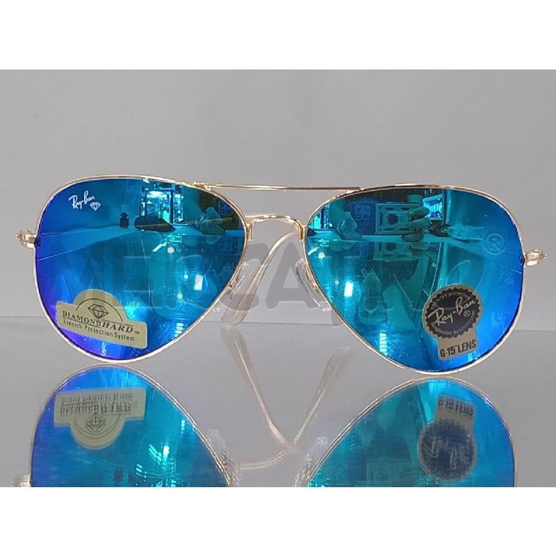 OCCHIALI RAYBAN AVIATOR LENTE BLU | Mercatino dell'Usato Moncalieri bengasi 5