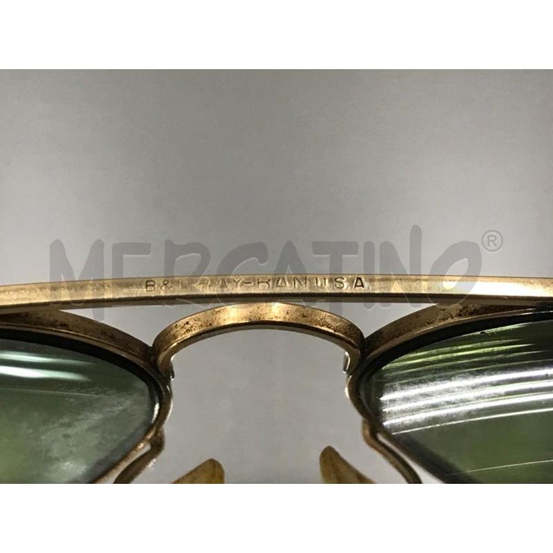 OCCHIALI RAY BAN AVIATOR 1/10 12K DORATO | Mercatino dell'Usato Moncalieri bengasi 2