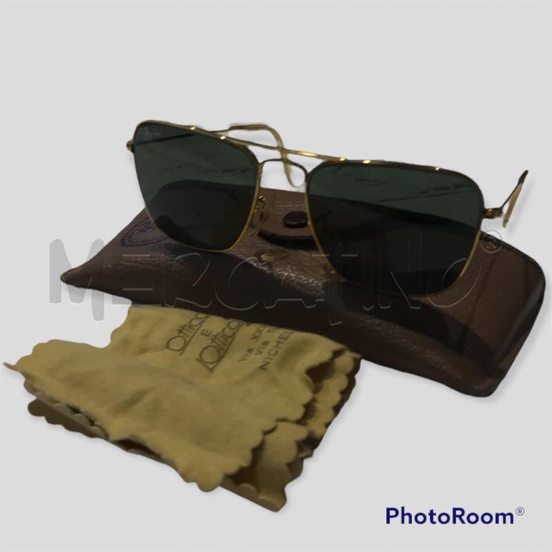 OCCHIALI UOMO SOLE RAYBAN MONTATURA DORATA | Mercatino dell'Usato  Moncalieri bengasi