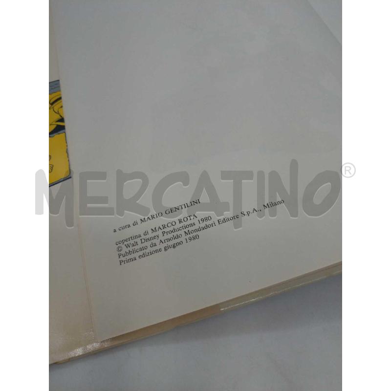 OGGI LAVORO IO WALT DISNEY MONDADORI PRIMA EDIZIONE  1980 | Mercatino dell'Usato Moncalieri bengasi 2