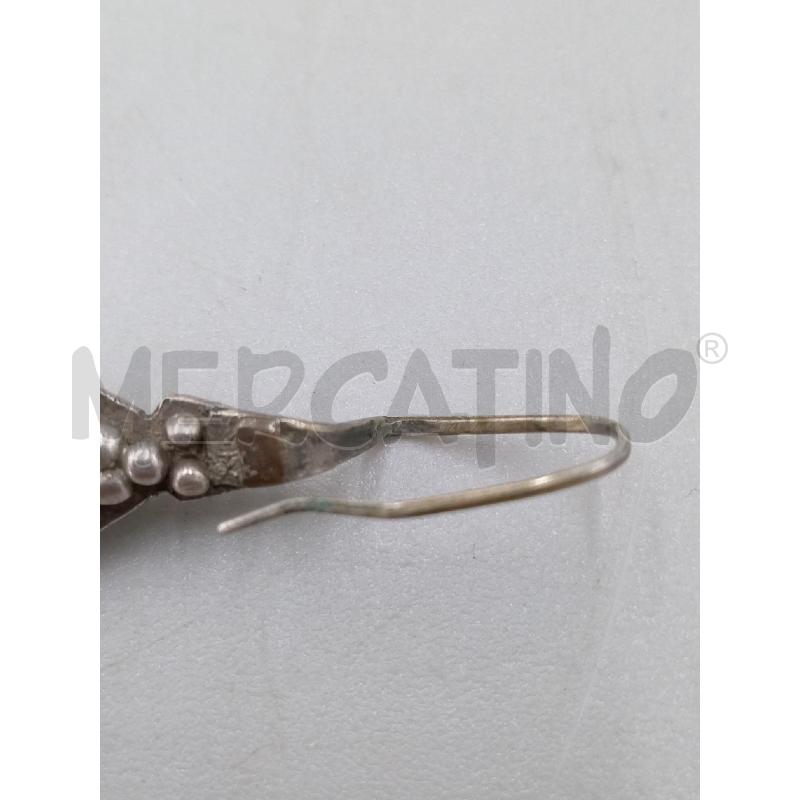 ORECCHINI ARGENTATI OVALI VINTAGE | Mercatino dell'Usato Moncalieri bengasi 5