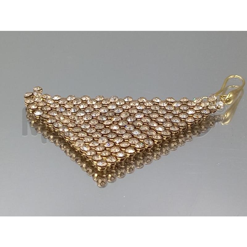 ORECCHINI CRYSTALP DORATI CON BRILLANTINI | Mercatino dell'Usato Moncalieri bengasi 5