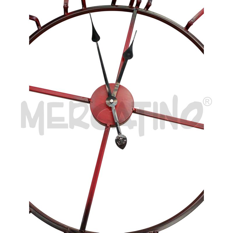 OROLOGIO DA MURO GIGANTE LEGNO | Mercatino dell'Usato Moncalieri bengasi 3