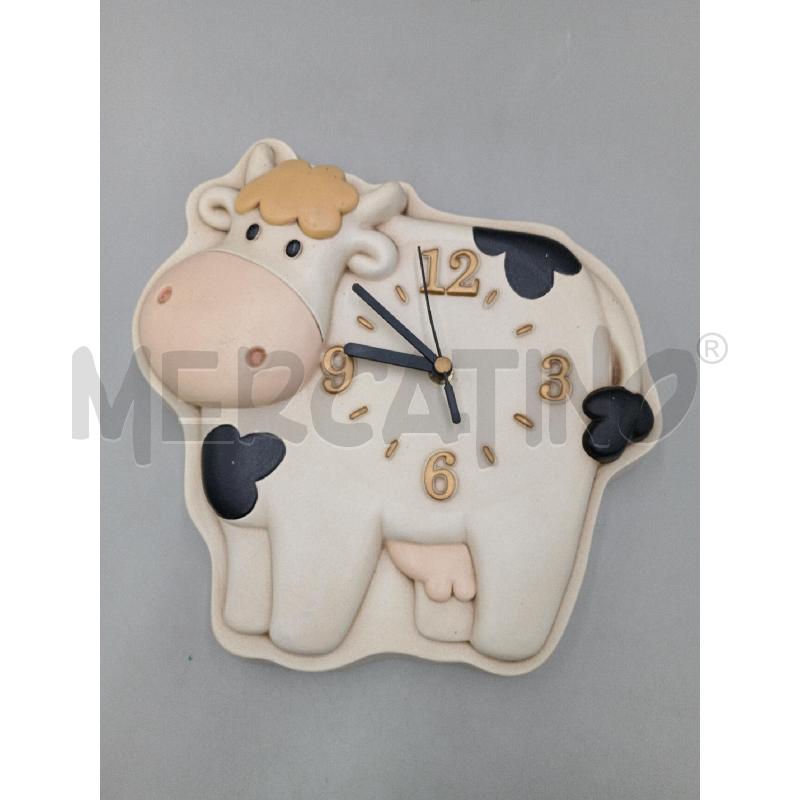 OROLOGIO DA PARETE MUCCA EGAN  | Mercatino dell'Usato Moncalieri bengasi 1