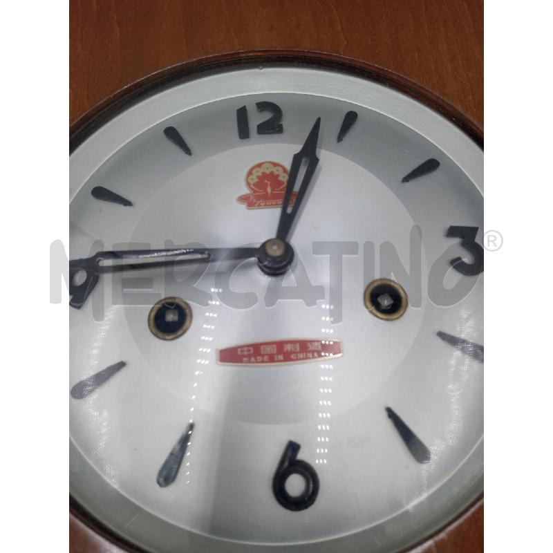 OROLOGIO DA PARETE PENDOLA CHINA LEGNO | Mercatino dell'Usato Moncalieri bengasi 2