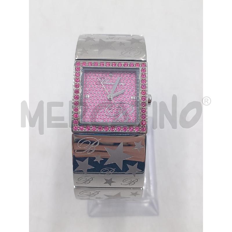 OROLOGIO DA POLSO BLUMARINE SEMIRIGIDO STELLINE QUADRANTE ROSA  | Mercatino dell'Usato Moncalieri bengasi 1