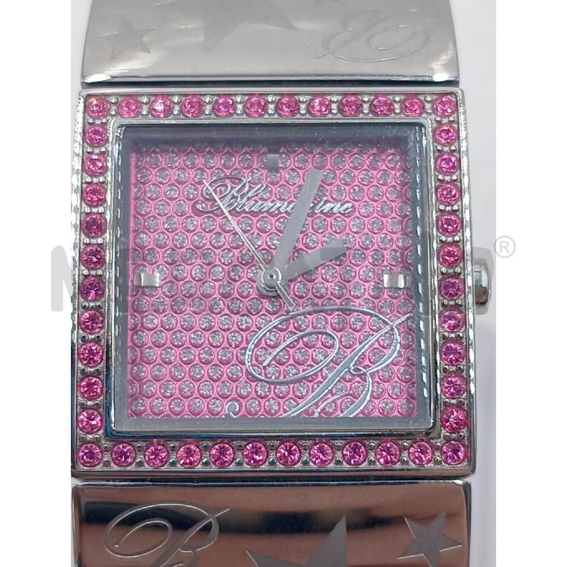 OROLOGIO DA POLSO BLUMARINE SEMIRIGIDO STELLINE QUADRANTE ROSA  | Mercatino dell'Usato Moncalieri bengasi 2