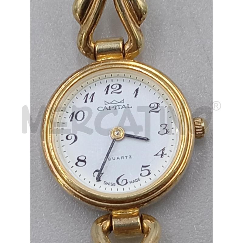 OROLOGIO DA POLSO CAPITAL DONNA DORATO | Mercatino dell'Usato Moncalieri bengasi 1