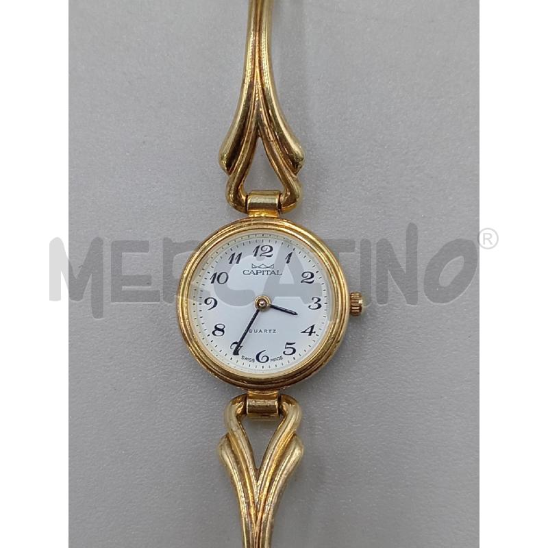 OROLOGIO DA POLSO CAPITAL DONNA DORATO | Mercatino dell'Usato Moncalieri bengasi 3