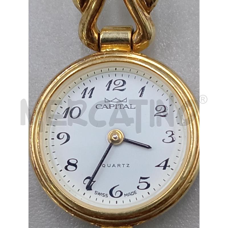 OROLOGIO DA POLSO CAPITAL DONNA DORATO | Mercatino dell'Usato Moncalieri bengasi 5