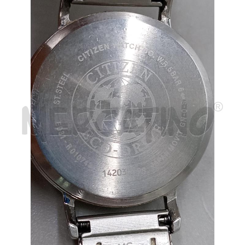 OROLOGIO DA POLSO CITIZEN ECO DRIVE ARGENTATO CINTURINO REGOLABILE  | Mercatino dell'Usato Moncalieri bengasi 2