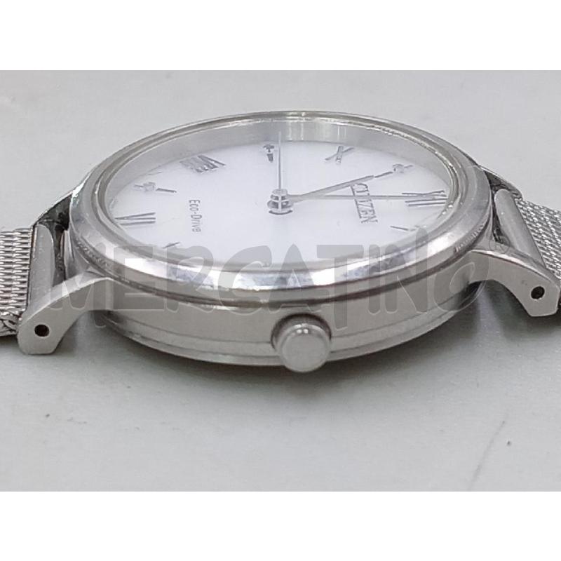 OROLOGIO DA POLSO CITIZEN ECO DRIVE ARGENTATO CINTURINO REGOLABILE  | Mercatino dell'Usato Moncalieri bengasi 4