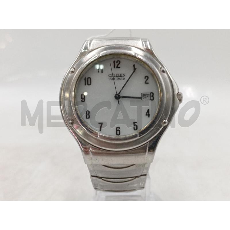 OROLOGIO DA POLSO CITIZEN ECO DRIVE QUADRANTE BIANCO | Mercatino dell'Usato Moncalieri bengasi 1