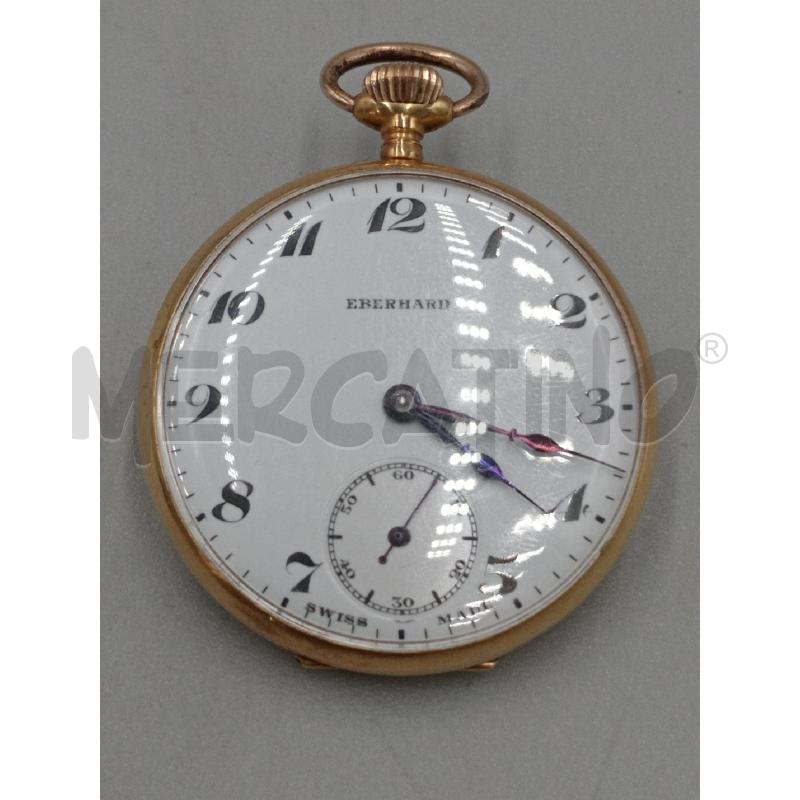 OROLOGIO DA POLSO EBERHARD DORATO DA TASCHINO FUNZIONANTE | Mercatino dell'Usato Moncalieri bengasi 1