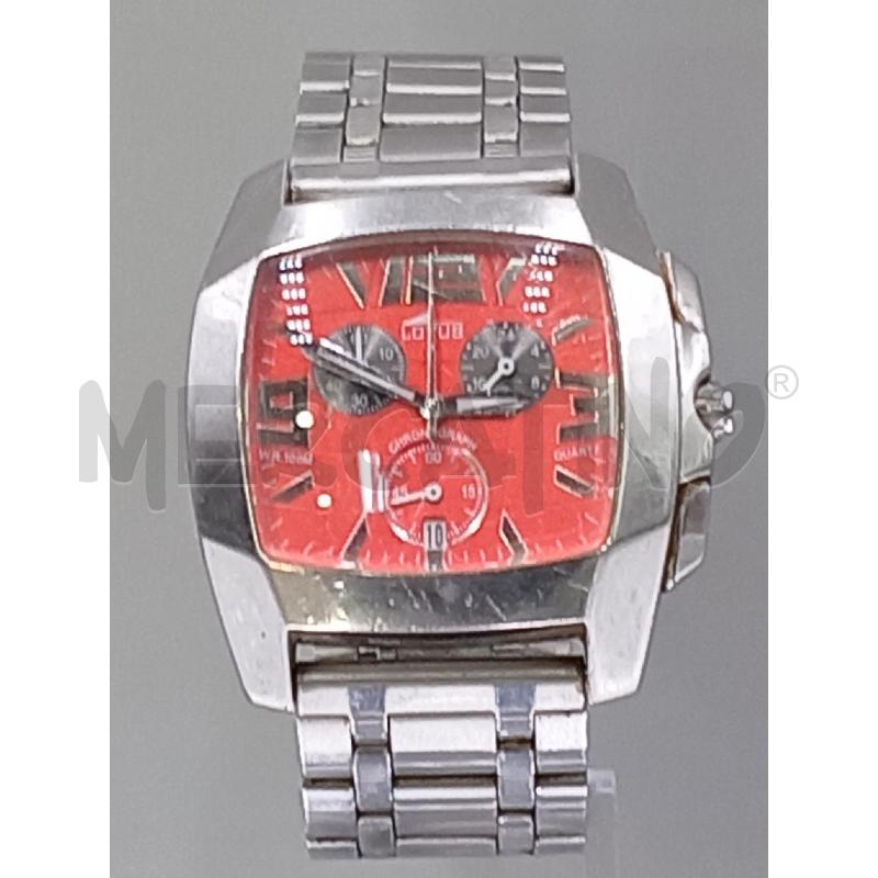 OROLOGIO DA POLSO LOTUS QUADRANTE ROSSO FUNZIONANTE | Mercatino dell'Usato Moncalieri bengasi 1