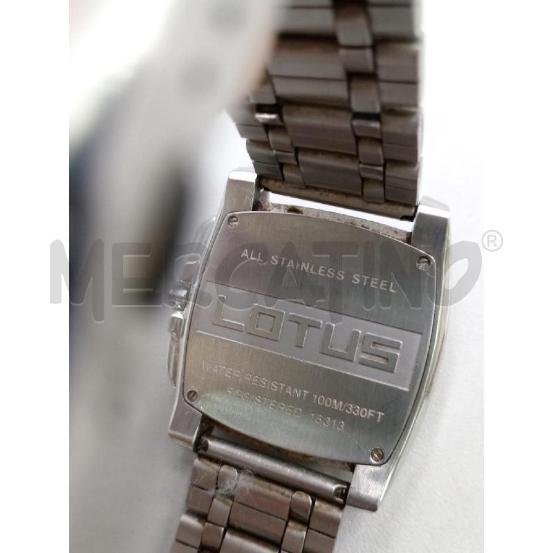 OROLOGIO DA POLSO LOTUS QUADRANTE ROSSO FUNZIONANTE | Mercatino dell'Usato Moncalieri bengasi 2