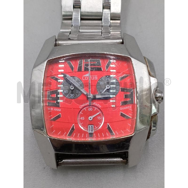 OROLOGIO DA POLSO LOTUS QUADRANTE ROSSO FUNZIONANTE | Mercatino dell'Usato Moncalieri bengasi 5