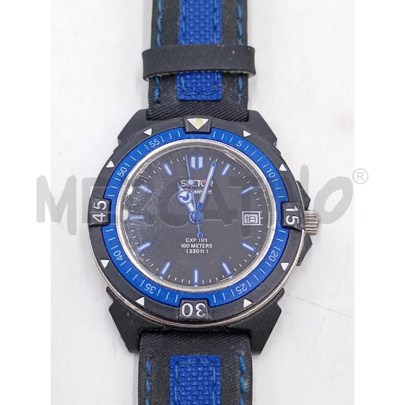 OROLOGIO DA POLSO SECTOR NERO BLU PILA DA SOSTITUIRE | Mercatino dell'Usato Moncalieri bengasi 2