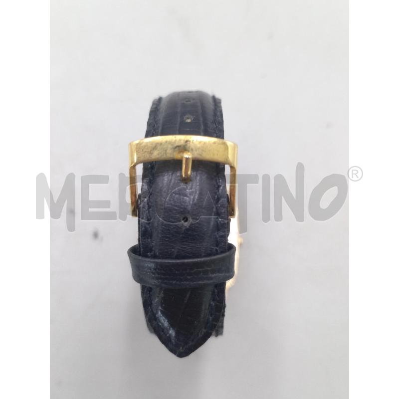OROLOGIO DA POLSO SEICO CASSA QUADRATA DORATO CINTURINO NERO  | Mercatino dell'Usato Moncalieri bengasi 4
