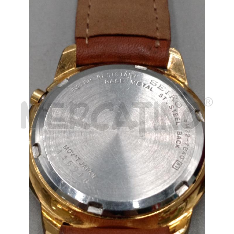 OROLOGIO DA POLSO SEIKO KINETIC DORATO FUNZIONANTE | Mercatino dell'Usato Moncalieri bengasi 2