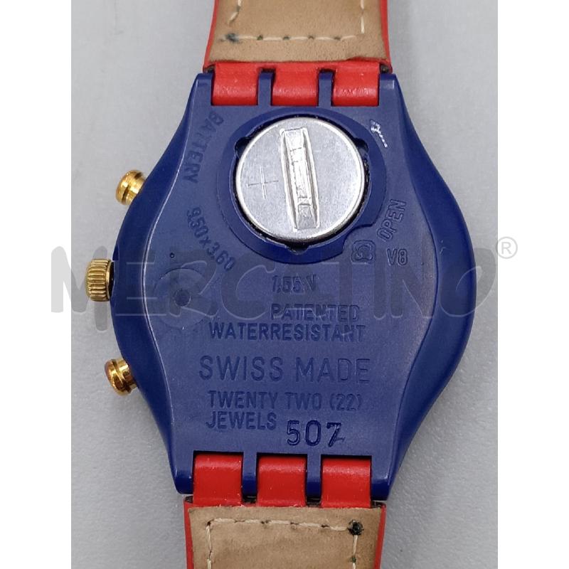 OROLOGIO DA POLSO SWATCH CHRONO 1995 SCN116 | Mercatino dell'Usato Moncalieri bengasi 2