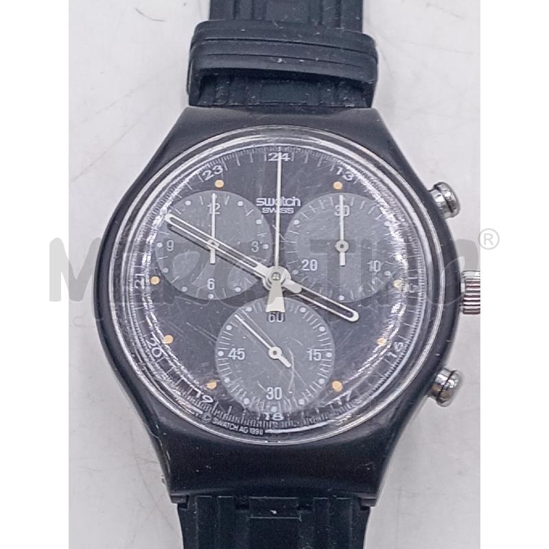 OROLOGIO DA POLSO SWATCH CHRONO WALL STREET NERO | Mercatino dell'Usato Moncalieri bengasi 2