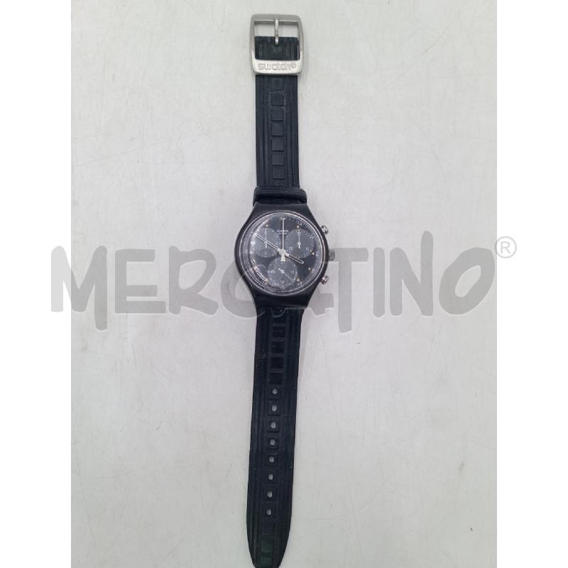 OROLOGIO DA POLSO SWATCH CHRONO WALL STREET NERO | Mercatino dell'Usato Moncalieri bengasi 4