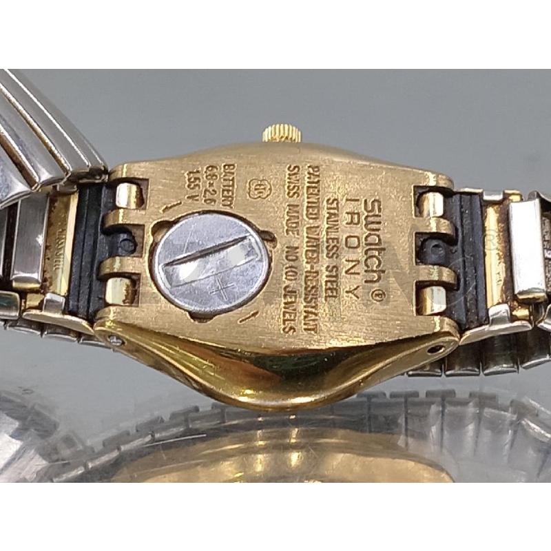 OROLOGIO DA POLSO SWATCH IRONY DORATO ACCIAIO CINTURINO A MOLLA FUNZIONANTE  | Mercatino dell'Usato Moncalieri bengasi 2