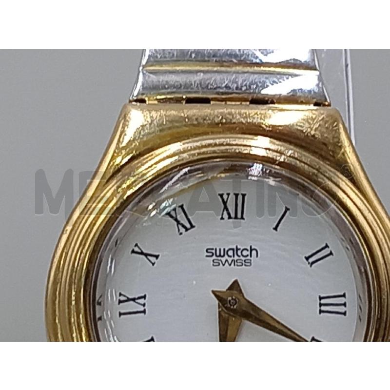 OROLOGIO DA POLSO SWATCH IRONY DORATO ACCIAIO CINTURINO A MOLLA FUNZIONANTE  | Mercatino dell'Usato Moncalieri bengasi 4