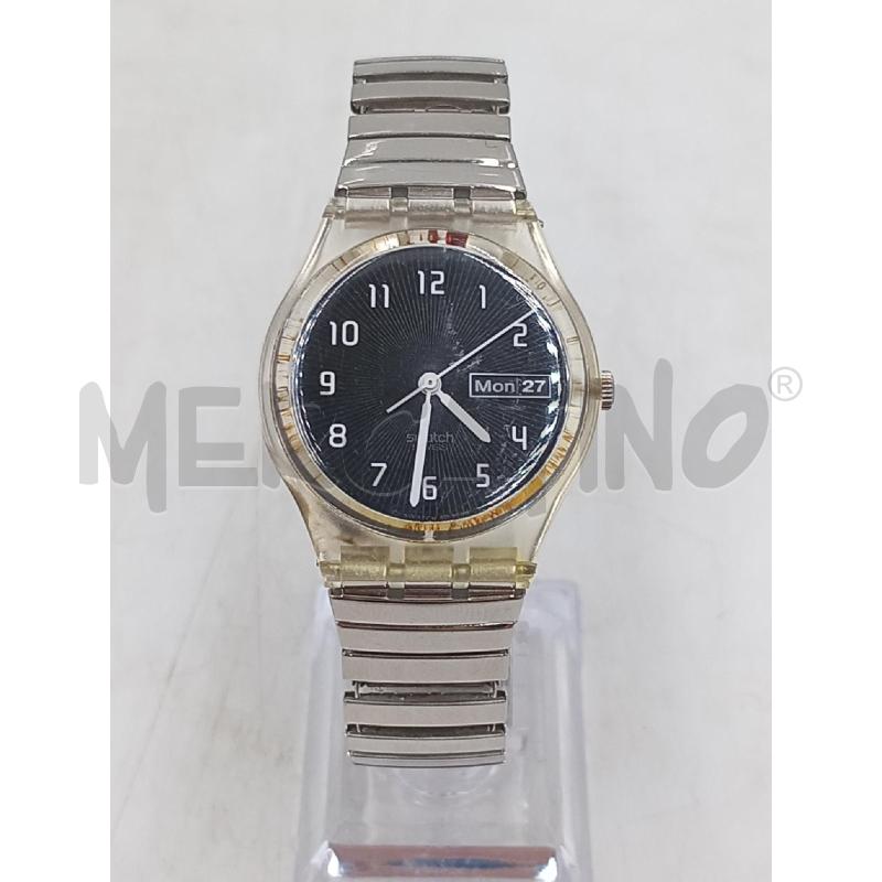 OROLOGIO DA POLSO SWATCH QUADRANTE NERO | Mercatino dell'Usato Moncalieri bengasi 1