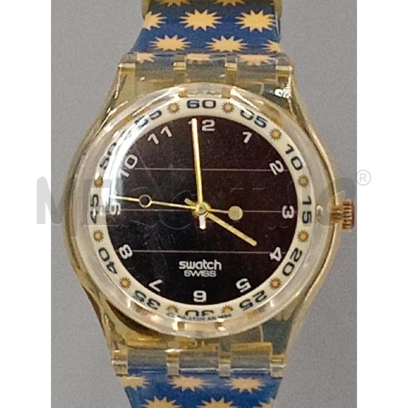 OROLOGIO DA POLSO SWATCH SOLAR AZZURRO CON SOLI FUNZIONANTE | Mercatino dell'Usato Moncalieri bengasi 1