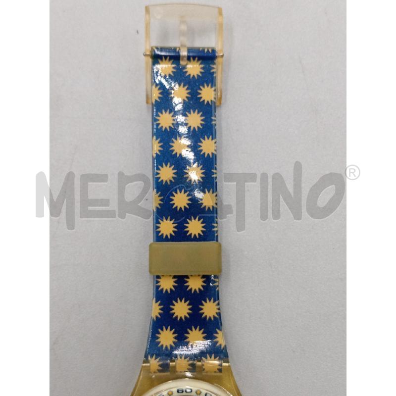OROLOGIO DA POLSO SWATCH SOLAR AZZURRO CON SOLI FUNZIONANTE | Mercatino dell'Usato Moncalieri bengasi 3