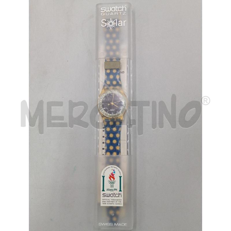 OROLOGIO DA POLSO SWATCH SOLAR AZZURRO CON SOLI FUNZIONANTE | Mercatino dell'Usato Moncalieri bengasi 5