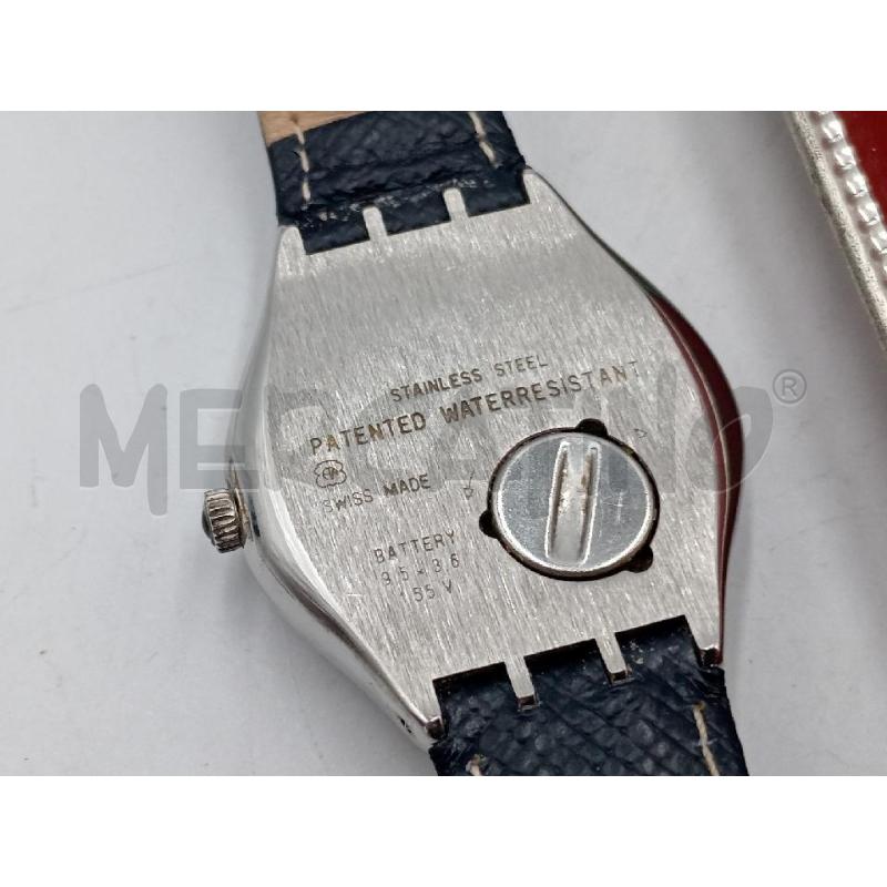 OROLOGIO DA POLSO SWATCH STAINLESS STEEL PATENTED WATER RESISTANT | Mercatino dell'Usato Moncalieri bengasi 4